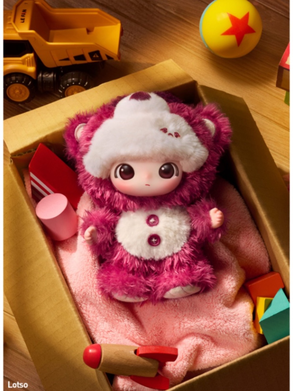 LOTSO
Pop Mart Dimoo World x Pixar 
Vinyl plush pendant doll